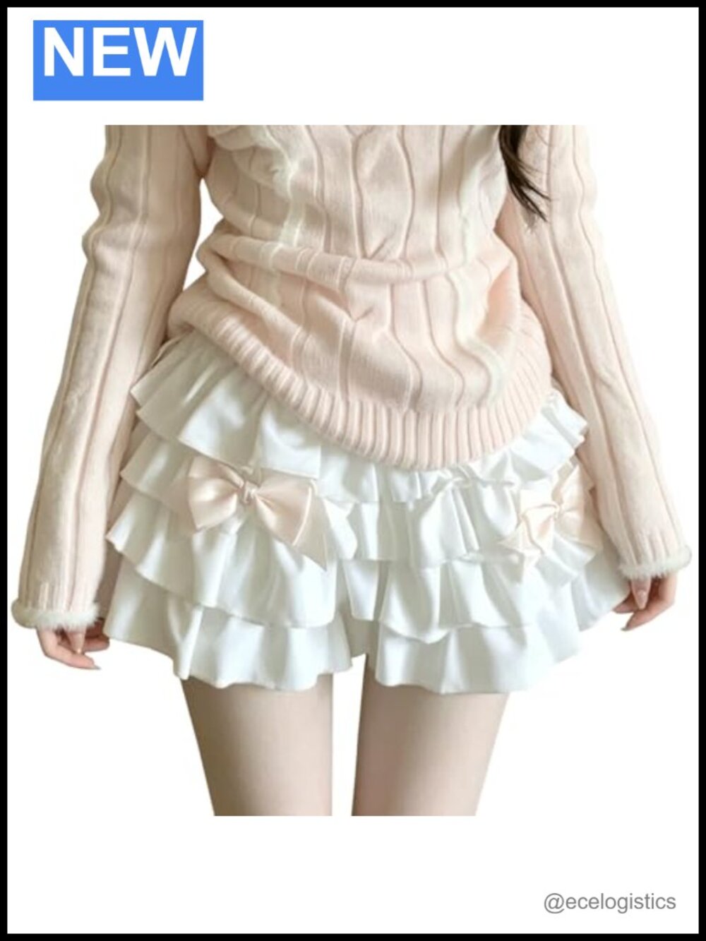 Women's A-Line Ruffle Y2K Lolita Mini Skirt with Bows